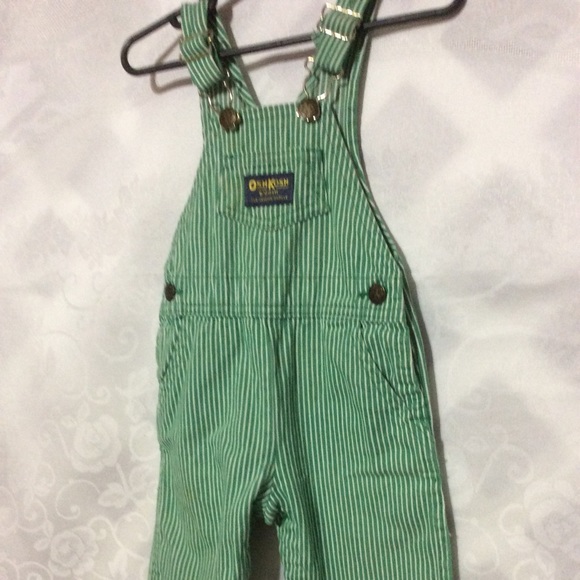 oshkosh green overalls